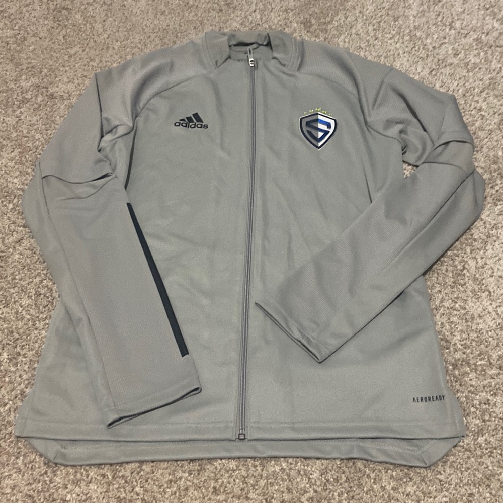 Sting soccer club Adidas zip up jacket - M